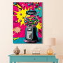 Wallity Pintura Decorativa en Lienzo Multicolor 45 x 70 cm
